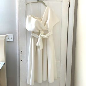 ASOS DESIGN fallen shoulder midi